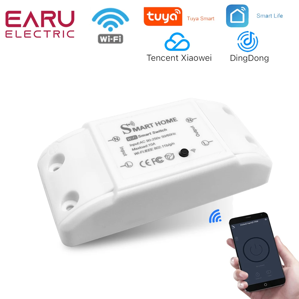 Smart Home House Wifi Wireless Remote Switch Breaker LED Light Controller Module Home Smart life Tuya APP
Smart Home House Wifi Wireless Remote Switch Breaker LED Light Controller Module Home Smart life Tuya APP