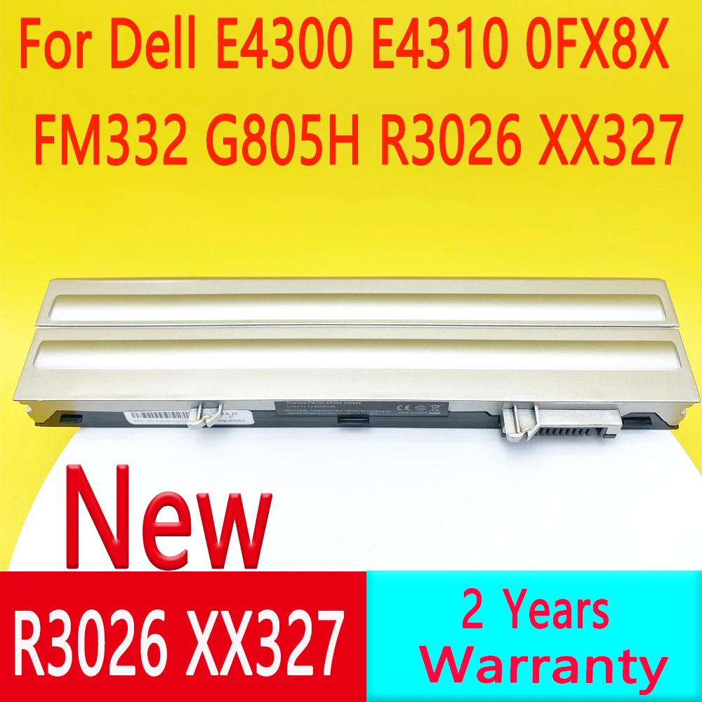 

New Laptop Battery for E4310 E4300 R3026 0FX8X CP284 FM332 FM338 XX327 YP463 F732H HW905 312-0822 312-9955 11.1V High Quality