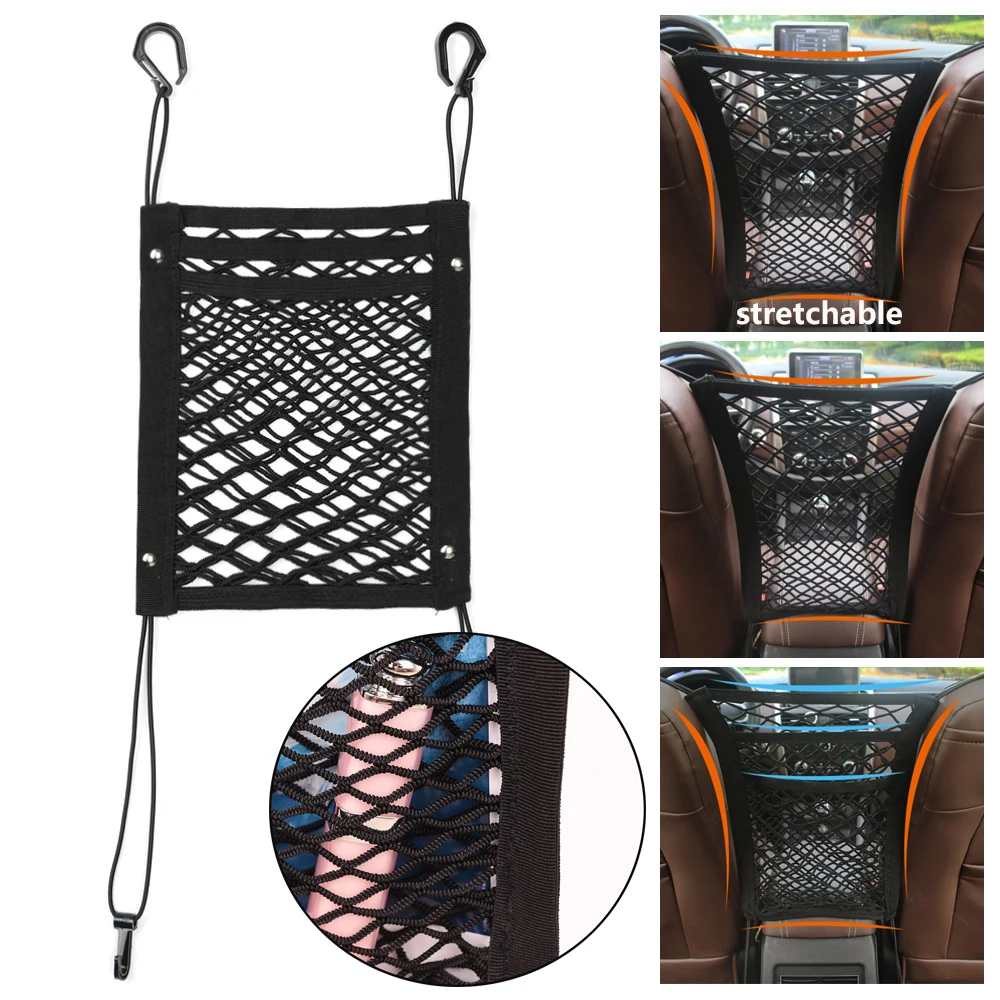 New Netting Pouch Decor Backseat Barrier Groceries Holder Car Mesh Net Bag Purse Organizer Seat Back Storage
New Netting Pouch Decor Backseat Barrier Groceries Holder Car Mesh Net Bag Purse Organizer Seat Back Storage