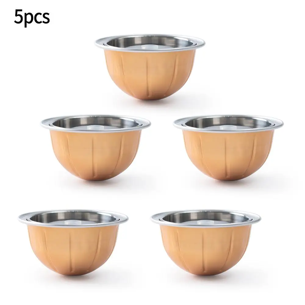 5Pcs Reusable Refill Coffee Capsule For Nespresso Vertuoline For Vertuo Next Refilling Filter Coffeeware Replacements
5Pcs Reusable Refill Coffee Capsule For Nespresso Vertuoline For Vertuo Next Refilling Filter Coffeeware Replacements