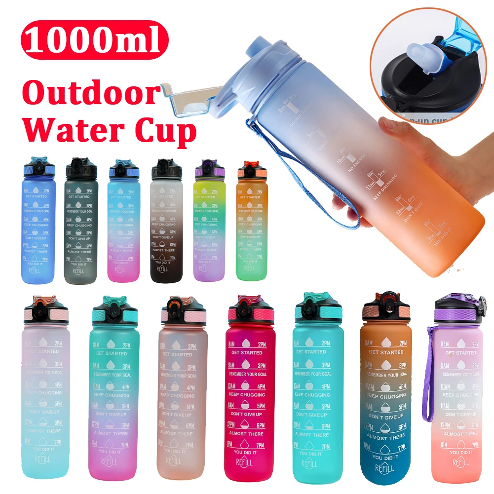 1000ml Water Bottle Motivational Sport Water Bottle Leakproof Bottles Drinking Outdoor Travel Gym Fitness Jugs For Kitchen Cups
1000ml Water Bottle Motivational Sport Water Bottle Leakproof Bottles Drinking Outdoor Travel Gym Fitness Jugs For Kitchen Cups