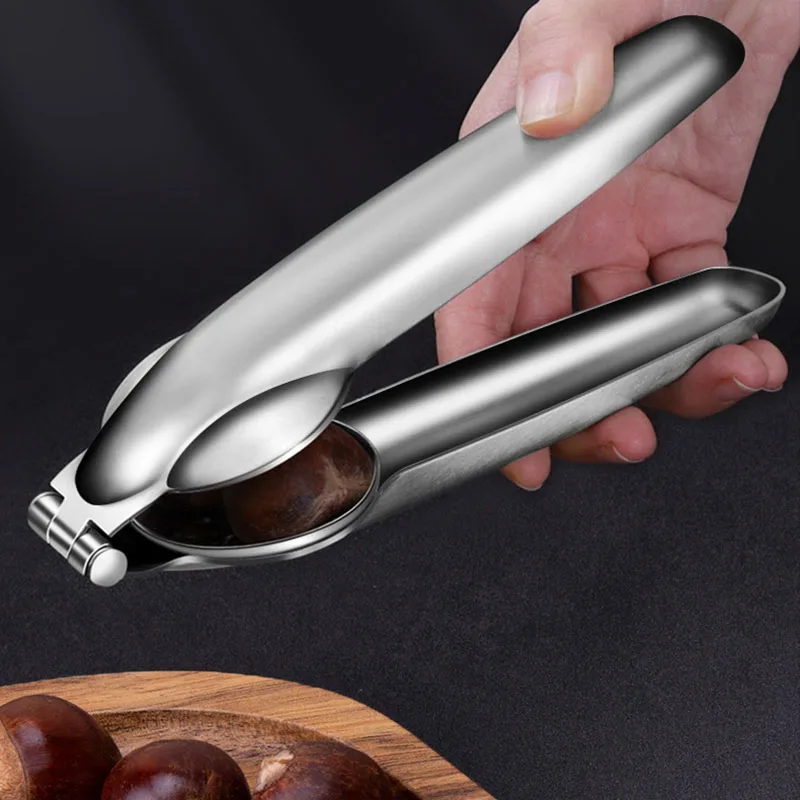 2 in 1 Stainless Chestnut Machine Kitchen Accessories Chestnut Sheath Portable Chestnut Cutter Home Chestnut Clip Opener for Nut
2 in 1 Stainless Chestnut Machine Kitchen Accessories Chestnut Sheath Portable Chestnut Cutter Home Chestnut Clip Opener for Nut