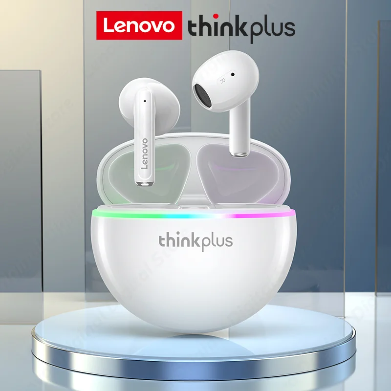 

Lenovo XT97 Bluetooth Wireless Headphones with Flash LED Light Mini TWS Bluetooth Earphones Wireless Earbuds Headsets with Mics