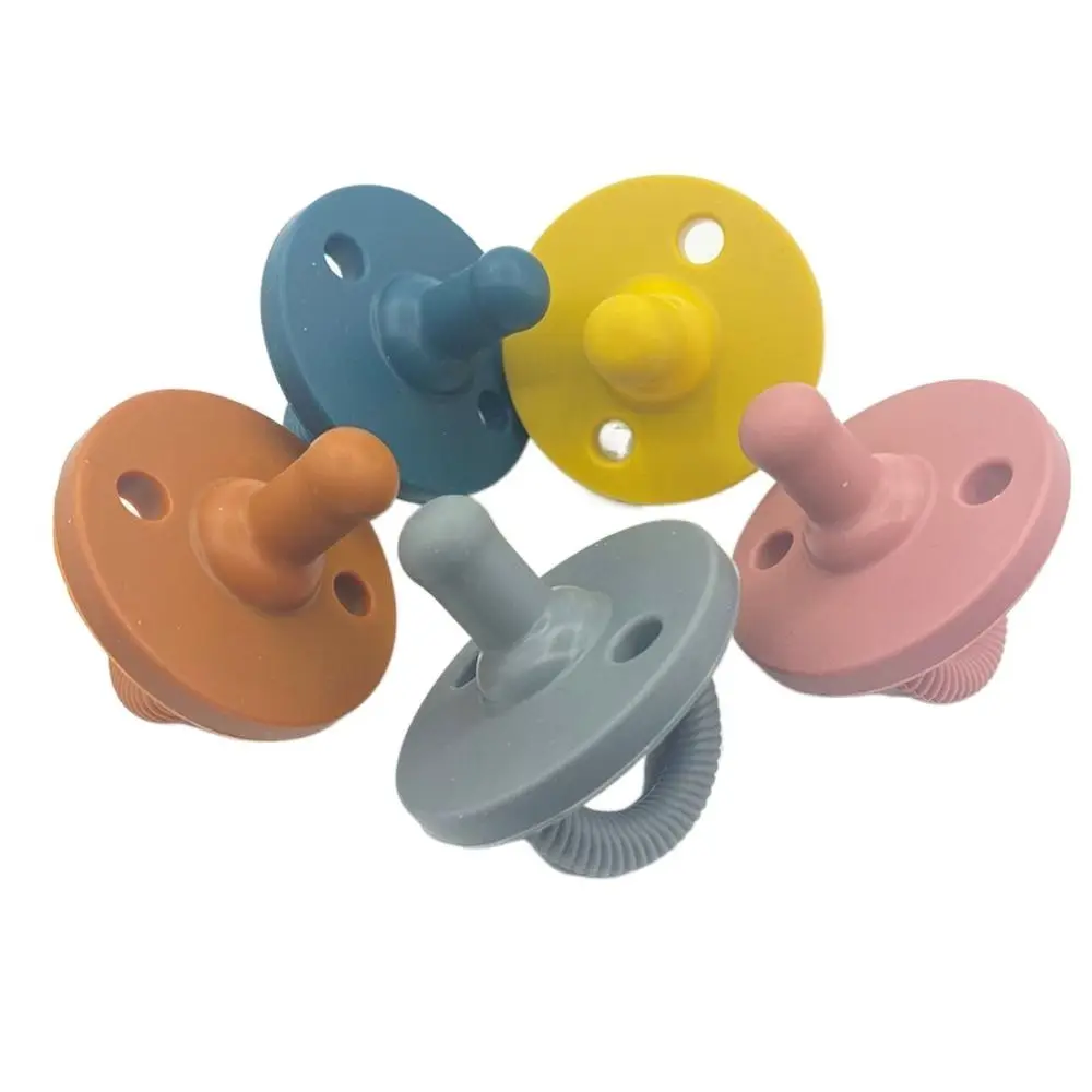 Lithe Fall prevention Non-slip Multi-color Spiral Silicone Food Grade Soother Baby Pacifier Nursing Accessory Nipple 
Lithe Fall prevention Non-slip Multi-color Spiral Silicone Food Grade Soother Baby Pacifier Nursing Accessory Nipple