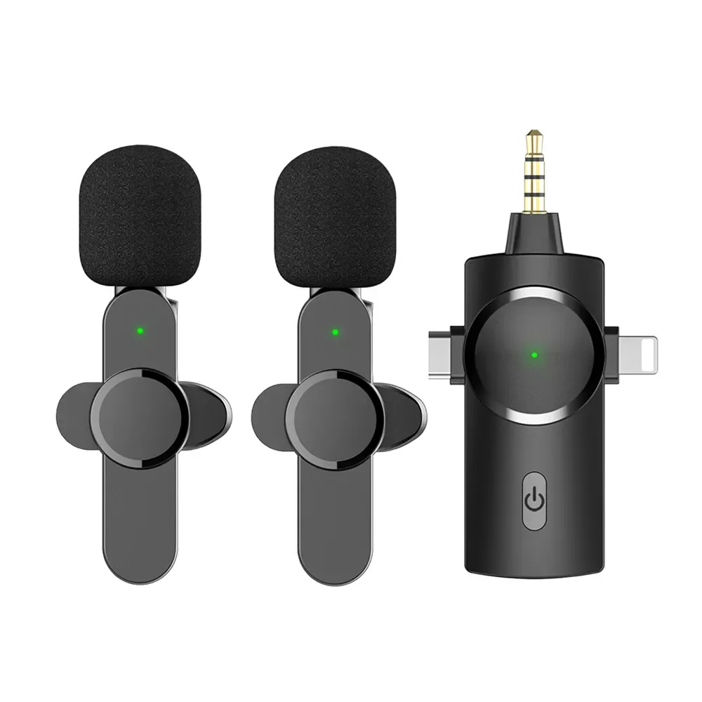 in 1 Lavalier Wireless Microphone Smart Noise Cancelling 120m Wireless Transmission 20H Endurance Mic For iPhone Phone
in 1 Lavalier Wireless Microphone Smart Noise Cancelling 120m Wireless Transmission 20H Endurance Mic For iPhone Phone