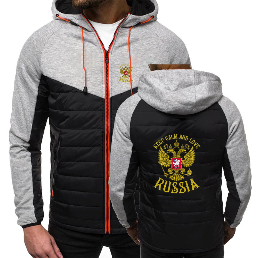 NEW Russia Badge Gold Eagle Printing Spring Autumn Fashion Mens Hooded Jacket Zipper Warm Fleece Padded Comfortable Coats
NEW Russia Badge Gold Eagle Printing Spring Autumn Fashion Mens Hooded Jacket Zipper Warm Fleece Padded Comfortable Coats