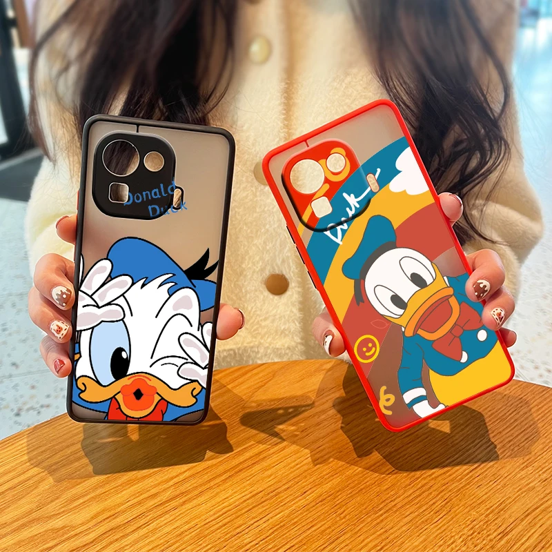 Couple Donald Duck For Xiaomi 12 11 Poco X4 X3 M4 M3 F4 GT 10 10S 10T Pro Lite Ultra Frosted Translucent Phone Matte Case
Couple Donald Duck For Xiaomi 12 11 Poco X4 X3 M4 M3 F4 GT 10 10S 10T Pro Lite Ultra Frosted Translucent Phone Matte Case