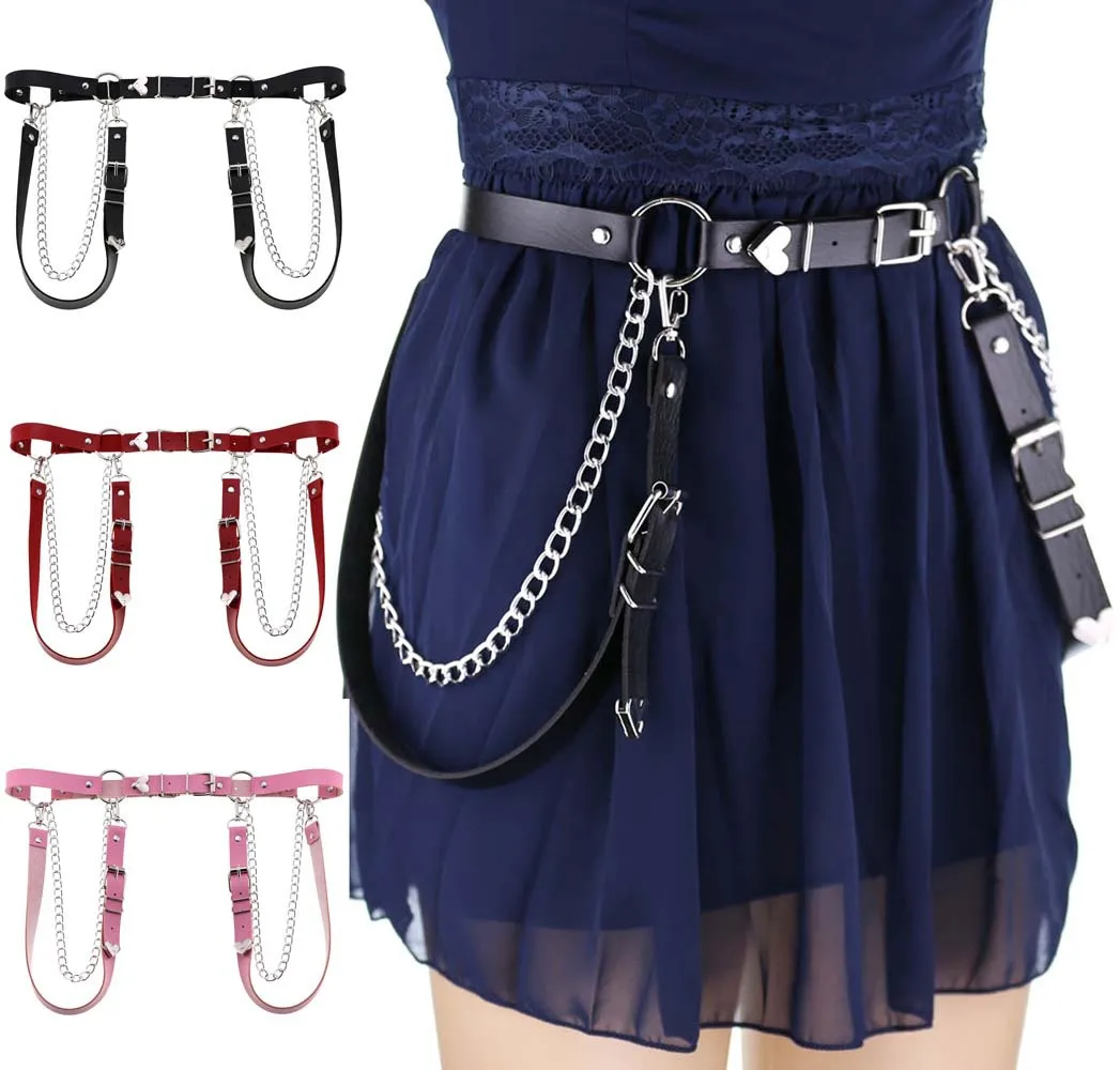Summer Dress Multicolor Punk Belts For Women White/Red Elastic Sexy Straps Belt Women's Leather PU Love Golden Pattern Fashion
Summer Dress Multicolor Punk Belts For Women White/Red Elastic Sexy Straps Belt Women's Leather PU Love Golden Pattern Fashion