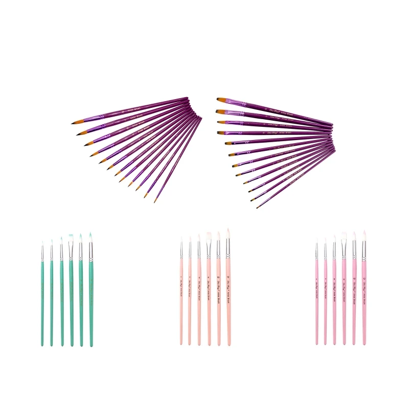 Pro Watercolor Paint Brush Set for Acrylic Oil Canvas Painting DIY Mininatures
Pro Watercolor Paint Brush Set for Acrylic Oil Canvas Painting DIY Mininatures