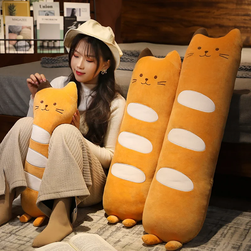 Creative 60/80/100cm 1pc Plush Animals Bread Cats Long Pillow Super Soft Stuffed Animals Cats Plush Toys Sofa Cushion Kids Gift
Creative 60/80/100cm 1pc Plush Animals Bread Cats Long Pillow Super Soft Stuffed Animals Cats Plush Toys Sofa Cushion Kids Gift