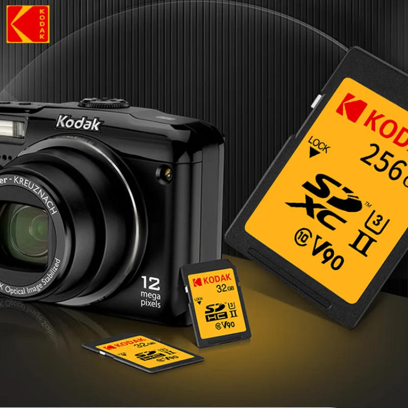 

Kodak V30 V90 Micro Sd Card C10 U3 8K UHD Memory Card High Speed 64GB 128GB 256GB 512GB Cartao De Memoria TF Card for Camera