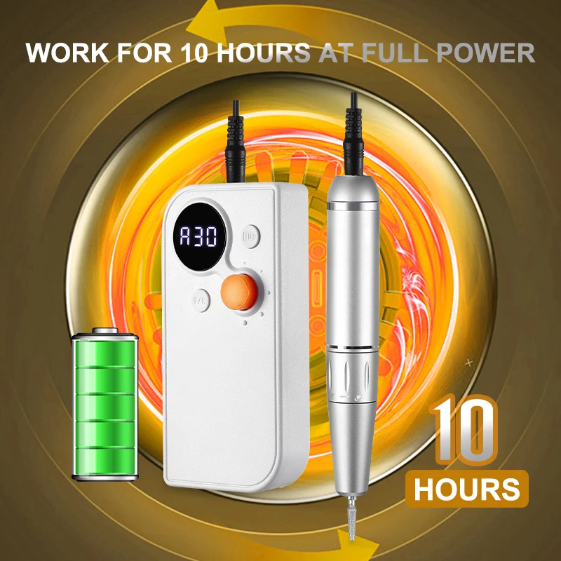 30000RPM Electric Nail Drill Machine Professional Gel Polish Remover With Cutter Pedicure Manicure Drill Set Nail Art Equipment
30000RPM Electric Nail Drill Machine Professional Gel Polish Remover With Cutter Pedicure Manicure Drill Set Nail Art Equipment