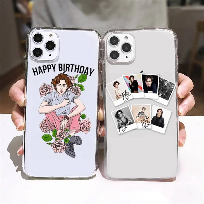 Timothee Chalamet Phone Case For iPhone 13 12 11 Pro XS Max XR X Mini 6 7 8 Plus Soft TPU Silicone Back Cover Clear Phone Case
Timothee Chalamet Phone Case For iPhone 13 12 11 Pro XS Max XR X Mini 6 7 8 Plus Soft TPU Silicone Back Cover Clear Phone Case