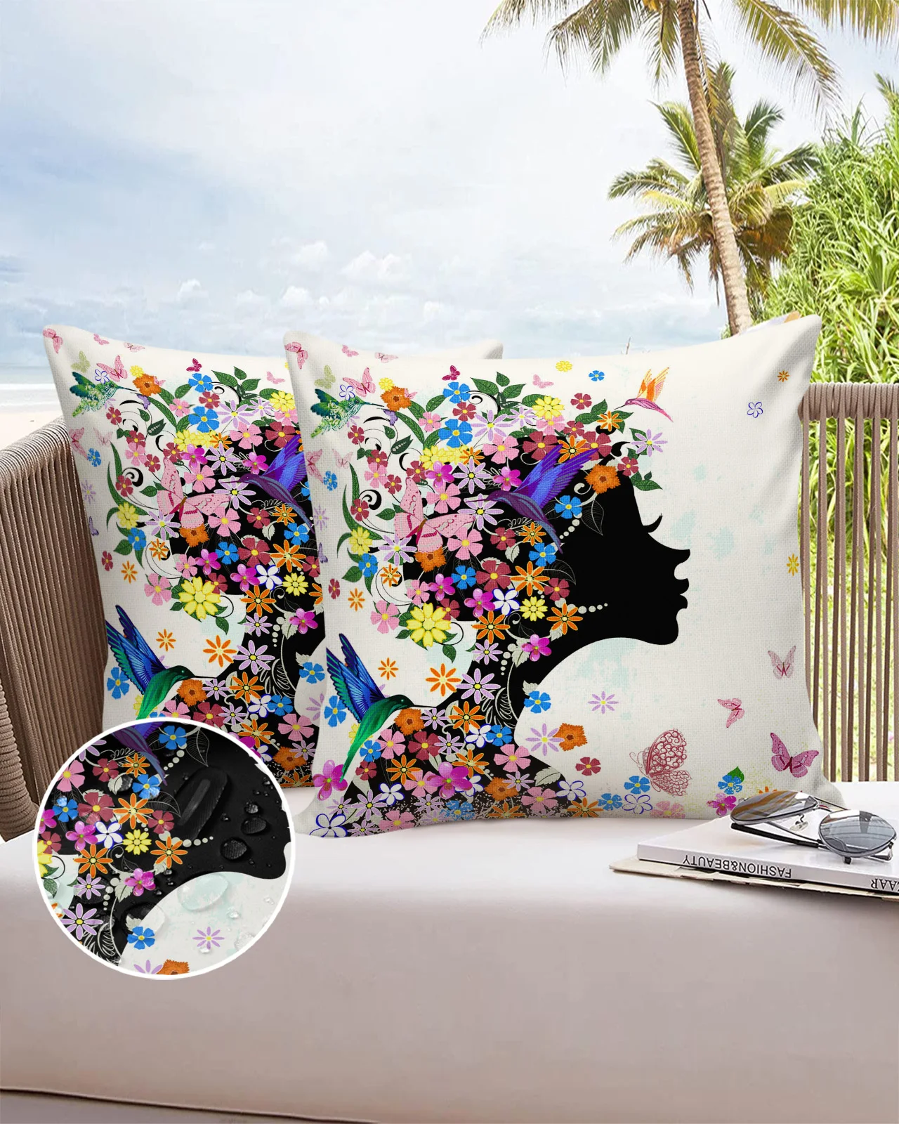 Fantasy Woman Butterfly Color Flower Cushion Pillowcase Set Living Room Sofa Decor Cushion Cover Waterproof Throw Pillowcover
Fantasy Woman Butterfly Color Flower Cushion Pillowcase Set Living Room Sofa Decor Cushion Cover Waterproof Throw Pillowcover