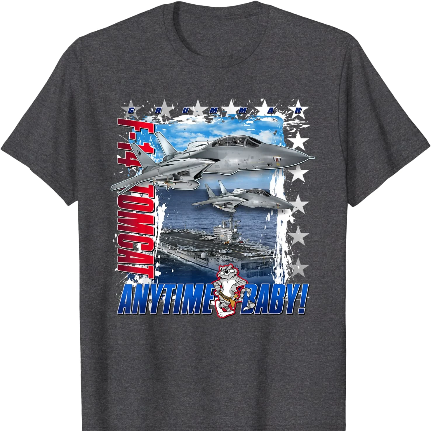 Anytime Baby. Navy F-14 Tomcat Jet Fighter Aircraft T Shirt New 100% Cotton Short Sleeve O-Neck T-shirt Casual Mens Top
Anytime Baby. Navy F-14 Tomcat Jet Fighter Aircraft T Shirt New 100% Cotton Short Sleeve O-Neck T-shirt Casual Mens Top