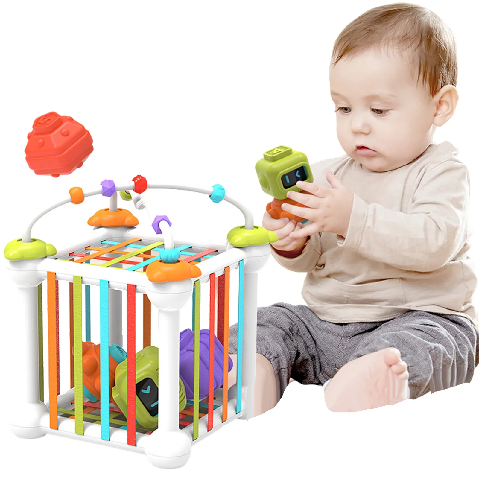 Kids Sensory Sorting Toys Sensory Bin With Bead Maze And Stackable Shape Blocks Kids Block Colorful Textured Balls Sorting Games
Kids Sensory Sorting Toys Sensory Bin With Bead Maze And Stackable Shape Blocks Kids Block Colorful Textured Balls Sorting Games