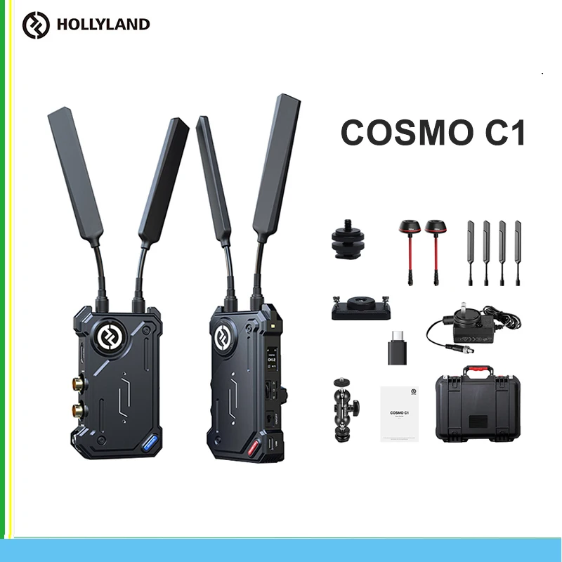 Hollyland Cosmo C1 Professional Wireless Video Transmitter SDI Interface For Film Production Sporting Events Live For Filmmaker
Hollyland Cosmo C1 Professional Wireless Video Transmitter SDI Interface For Film Production Sporting Events Live For Filmmaker