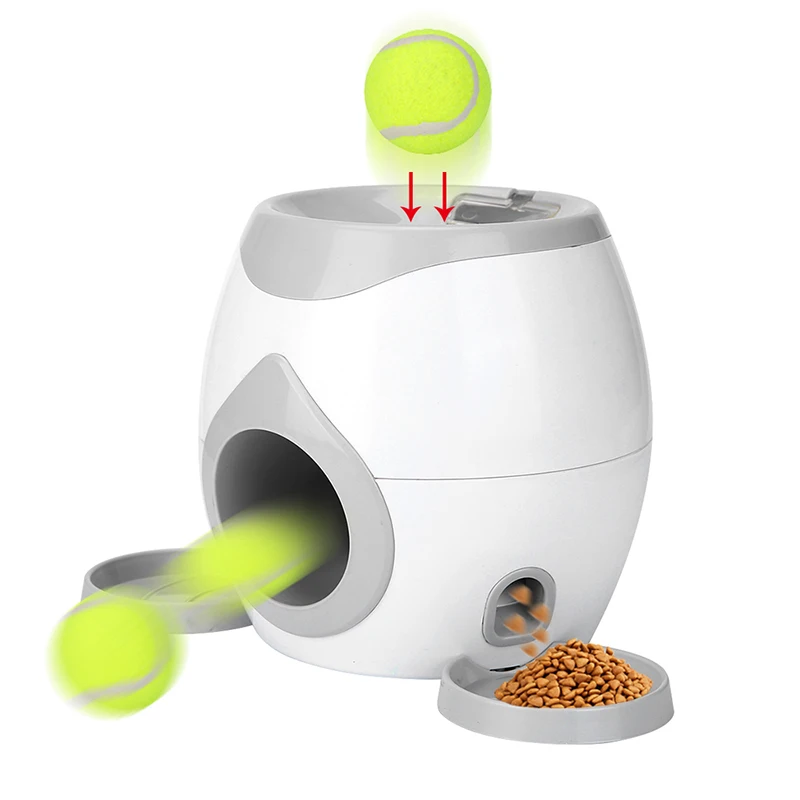 Tennis Launcher Pet Dog Feeding Interactive Toy Automatic Throwing Machine for Food Reward with 2 Balls Slow Feeder for Dogs
Tennis Launcher Pet Dog Feeding Interactive Toy Automatic Throwing Machine for Food Reward with 2 Balls Slow Feeder for Dogs