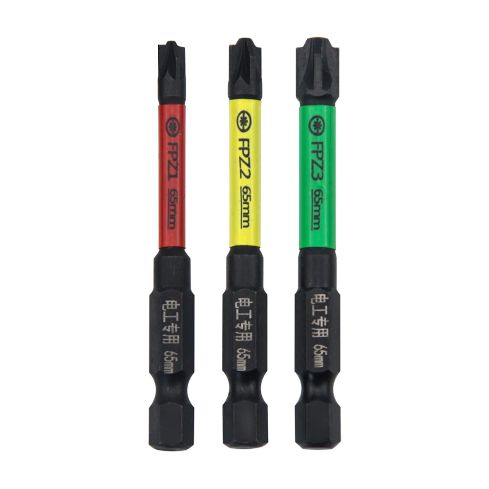 Slotted Cross Screwdriver Bits Rust Proof Set 65mm 6pcs Alloy Steel FPH1 FPH2 FPH3 FPZ1 FPZ2 FPZ3 For Electrician
Slotted Cross Screwdriver Bits Rust Proof Set 65mm 6pcs Alloy Steel FPH1 FPH2 FPH3 FPZ1 FPZ2 FPZ3 For Electrician