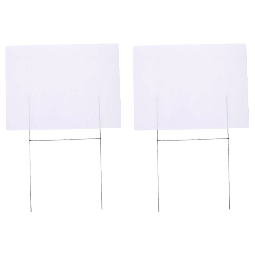 2 Sets Outdoor Sign Blank Sign Yard Garage Signs Blank Ground Sign Signs Stakes Blank Bandit Signs
2 Sets Outdoor Sign Blank Sign Yard Garage Signs Blank Ground Sign Signs Stakes Blank Bandit Signs