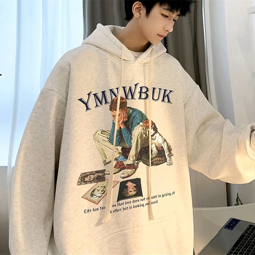 Толстовка с капюшоном для мужчин и женщин, винтажный Свитшот оверсайз с рисунком масляной живописи, Топ с длинным рукавом в стиле хип-хоп, с мультяшным принтом, Осень-зима
Толстовка с капюшоном для мужчин и женщин, винтажный Свитшот оверсайз с рисунком масляной живописи, Топ с длинным рукавом в стиле хип-хоп, с мультяшным принтом, Осень-зима