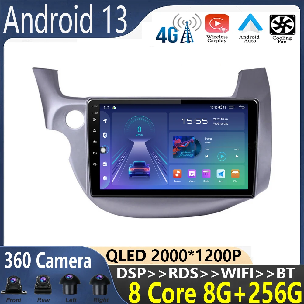 Android 13 для Honda Jazz GG 2008 - 2014 Fit GE GP 2007-2014 RHD автомобильное радио, мультимедийный видеоплеер, навигация No 2din 2 Din DVD
Android 13 для Honda Jazz GG 2008 - 2014 Fit GE GP 2007-2014 RHD автомобильное радио, мультимедийный видеоплеер, навигация No 2din 2 Din DVD