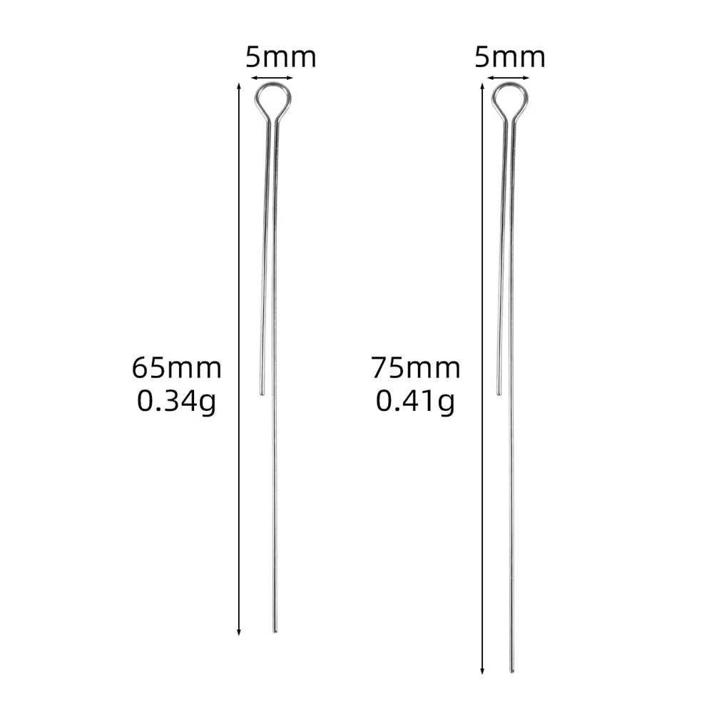 Durable Fishing Spinner Wire Fishing Bait Stainless Steel Wires 6.5/7.5cm Baits Shafts Fishing Accessories Lure DIY
Durable Fishing Spinner Wire Fishing Bait Stainless Steel Wires 6.5/7.5cm Baits Shafts Fishing Accessories Lure DIY