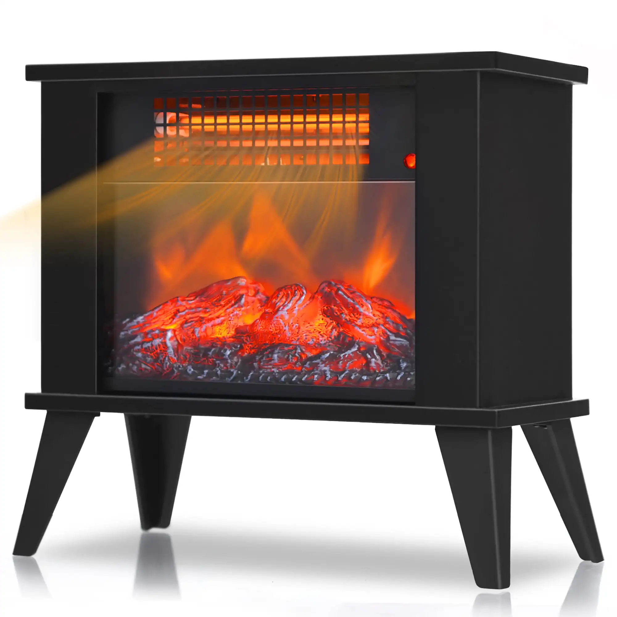 Indoor heating 14" Portable Fireplace Heater Mini Freestanding Infrared Stove for room home warmer
Indoor heating 14" Portable Fireplace Heater Mini Freestanding Infrared Stove for room home warmer