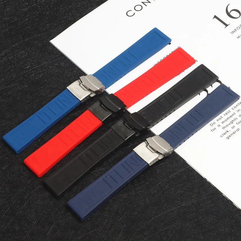 20mm 22mm 24mm nature rubber watchband thick Rubber Black Blue Red Bracelet For navitimer/avenger/Breitling strap watch band
20mm 22mm 24mm nature rubber watchband thick Rubber Black Blue Red Bracelet For navitimer/avenger/Breitling strap watch band