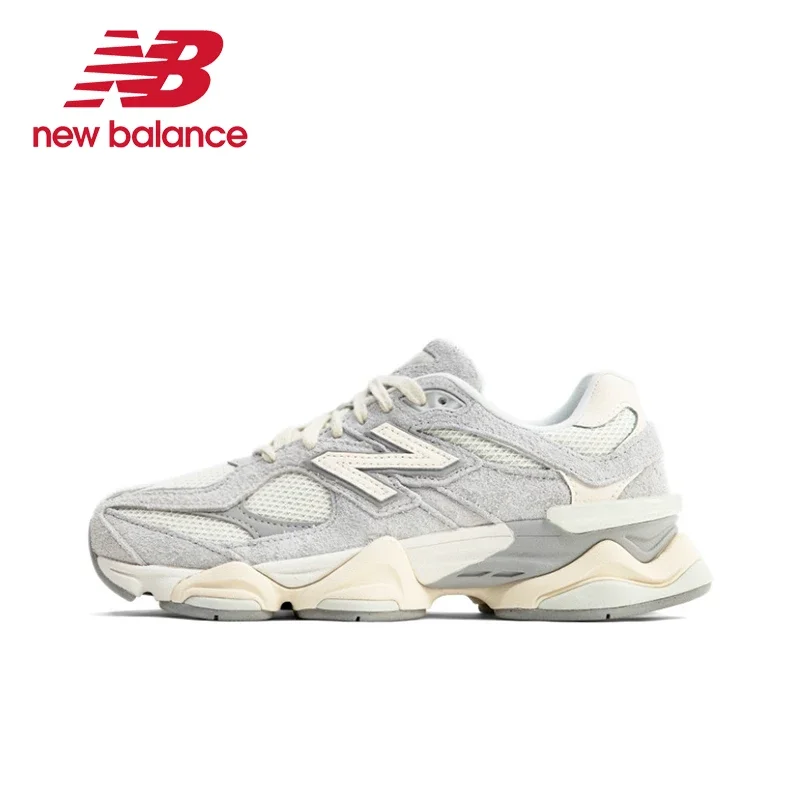 Оригинальные низкие спортивные туфли New Balance NB 9060 светло-серые мужские и женские