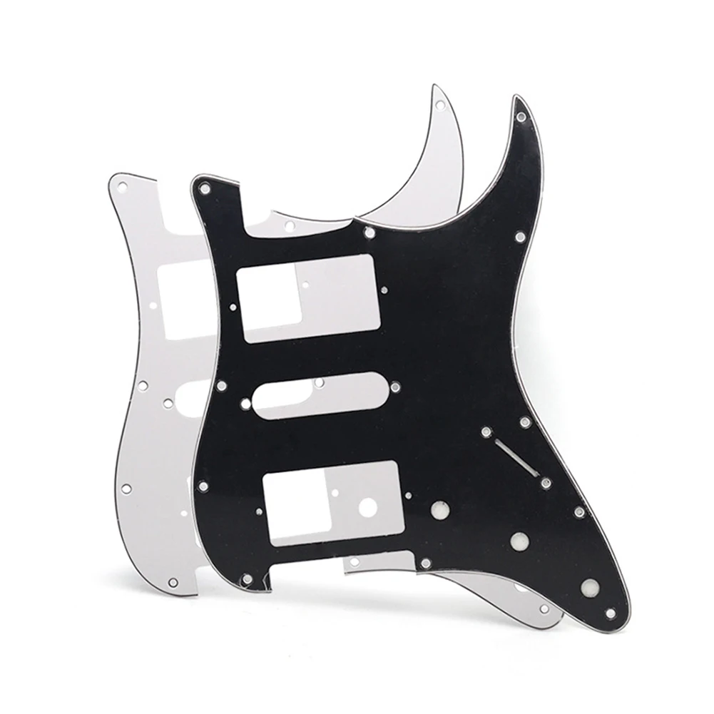 3Ply HSH 11 Hole Guitar Pickguard Scratch Plate For Strat SQ Guitars Black White Anti-Scratch Plate Electric Guitar Replacement
3Ply HSH 11 Hole Guitar Pickguard Scratch Plate For Strat SQ Guitars Black White Anti-Scratch Plate Electric Guitar Replacement