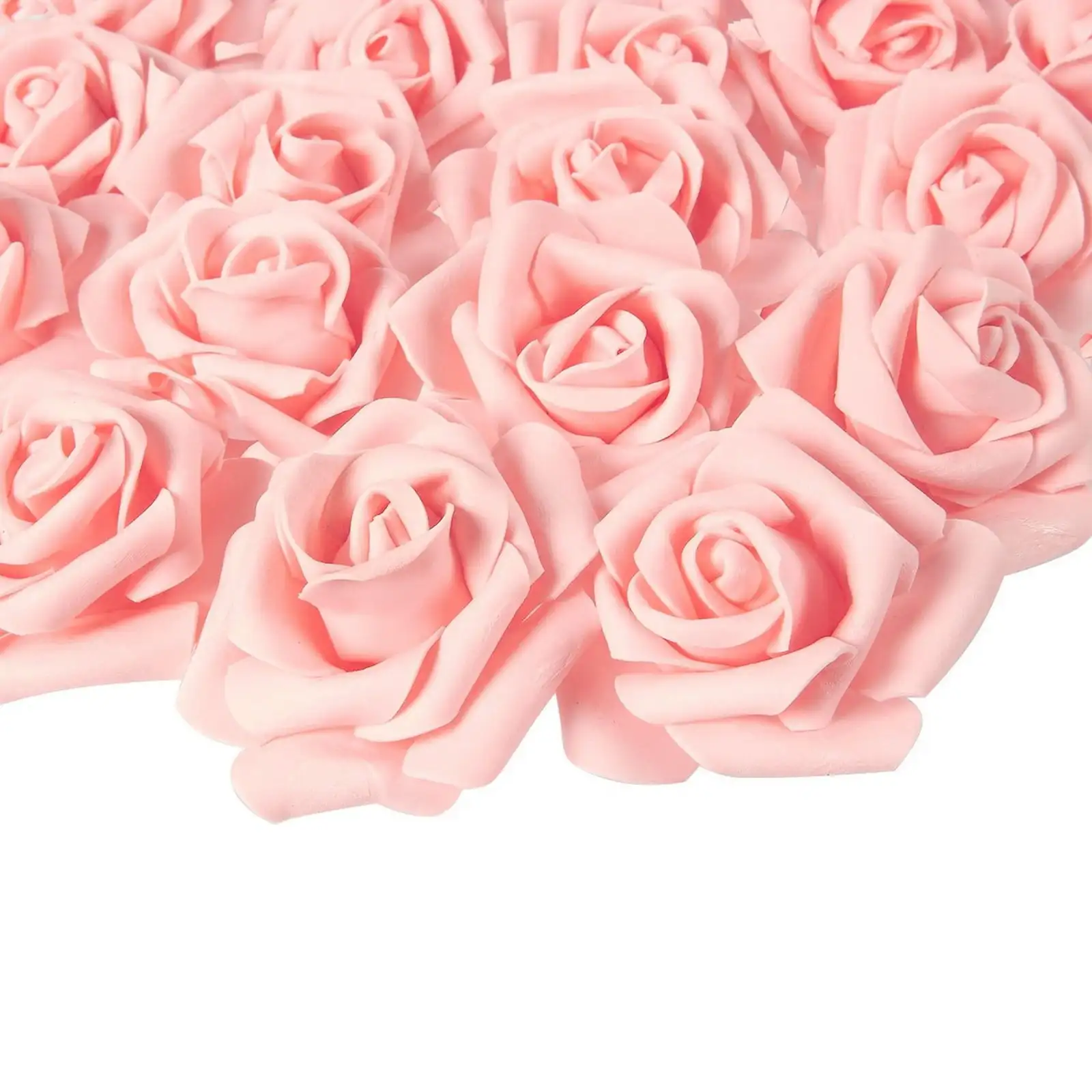 100 Pack Light Pink Artificial Roses for Valentine's, DIY Crafts, 3-Inch Stemless Flower Heads for Wall Decor, Weddings, Bouquet
100 Pack Light Pink Artificial Roses for Valentine's, DIY Crafts, 3-Inch Stemless Flower Heads for Wall Decor, Weddings, Bouquet