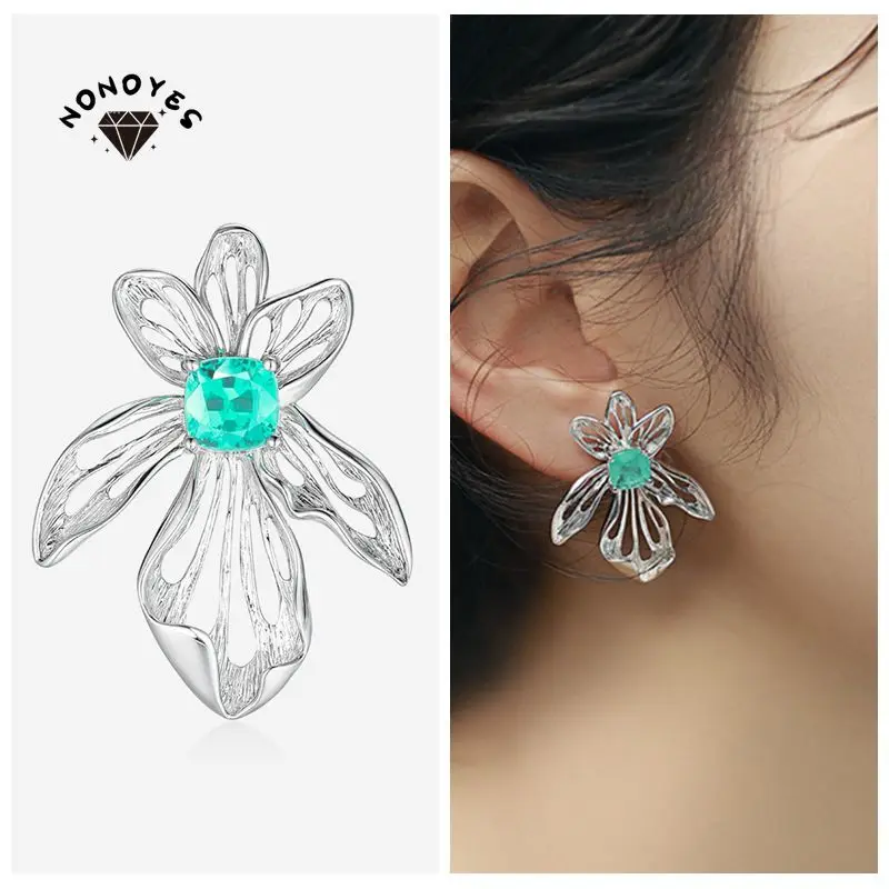 Exquisite Women Silver Color Fashion Stud Earring Inlaid Aqua Blue Color Cubic Zirconia Earring Women Engagement Wedding Jewelry
Exquisite Women Silver Color Fashion Stud Earring Inlaid Aqua Blue Color Cubic Zirconia Earring Women Engagement Wedding Jewelry