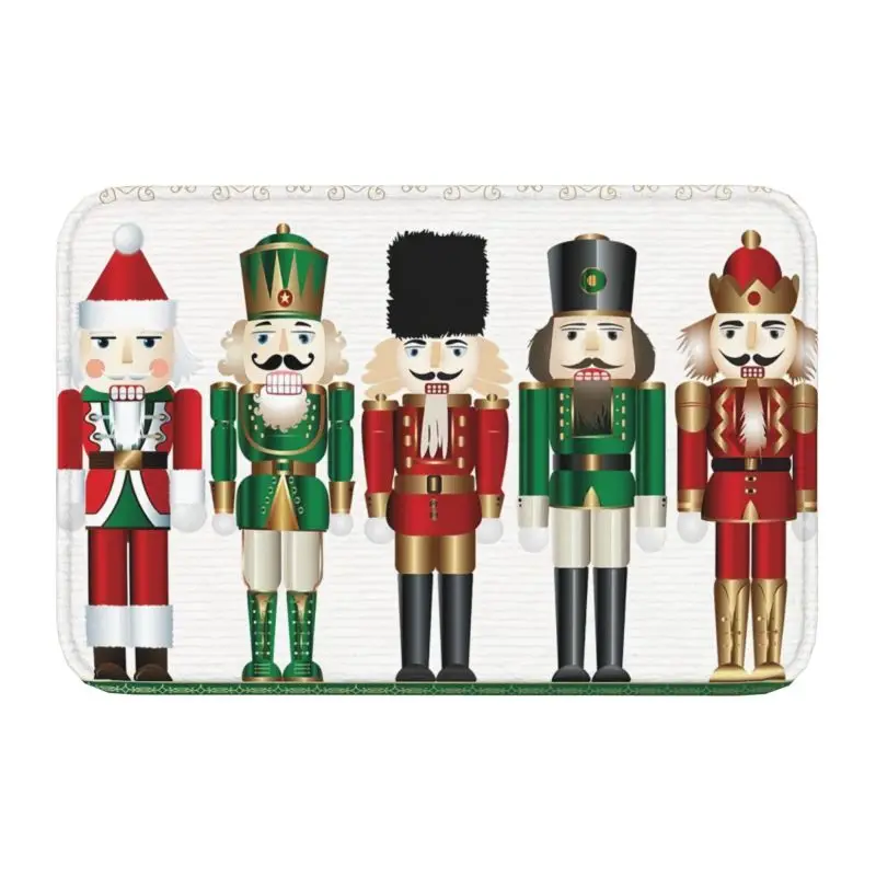Merry Christmas Nutcrackers Doormat Non-Slip Entrance Bath Kitchen Door Floor Mat Nutcracker Soldier Doll Toilet Rug Carpet
Merry Christmas Nutcrackers Doormat Non-Slip Entrance Bath Kitchen Door Floor Mat Nutcracker Soldier Doll Toilet Rug Carpet
