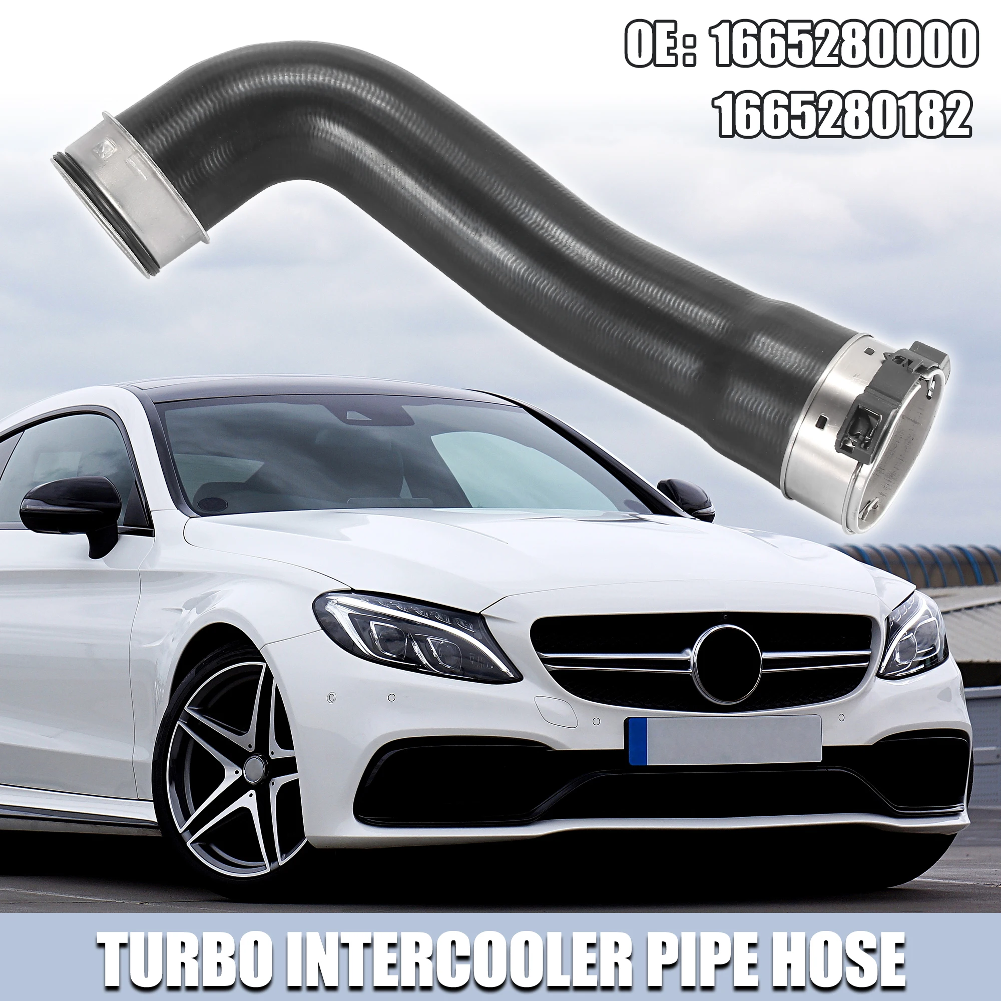 X Autohaux Car Turbo Intercooler Pipe Hose Air Intake Hose Throttle filter Thread Tube 1665280000 for Mercedes-Benz accessories
X Autohaux Car Turbo Intercooler Pipe Hose Air Intake Hose Throttle filter Thread Tube 1665280000 for Mercedes-Benz accessories