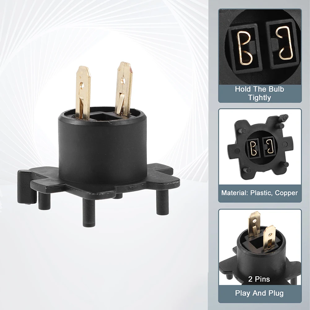 1pc Headlight Bulb Socket Holder 2pin Socket-Adapter Black Plastic 38x37x33mm 90075-99140 For Lexus ES300 ES330 2002-2004
1pc Headlight Bulb Socket Holder 2pin Socket-Adapter Black Plastic 38x37x33mm 90075-99140 For Lexus ES300 ES330 2002-2004