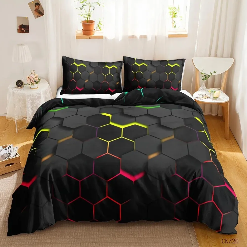 Special Geometric Figure Bedding Set Soft Polyester Queen King Full Size Duvet Cover Set Pillowcase Boys Teens Rhombus Bed Linen
Special Geometric Figure Bedding Set Soft Polyester Queen King Full Size Duvet Cover Set Pillowcase Boys Teens Rhombus Bed Linen