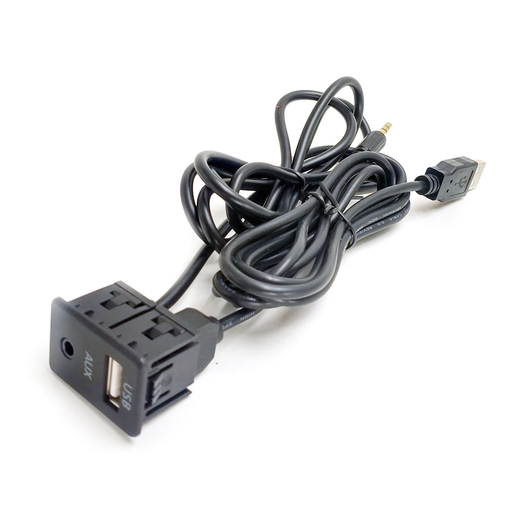 Universal 1.5M Flush Mount Cable Autos 3.5mm USB AUX Male Jack Modified Socket for Volkswagen Toyota BMW Peugeot
Universal 1.5M Flush Mount Cable Autos 3.5mm USB AUX Male Jack Modified Socket for Volkswagen Toyota BMW Peugeot