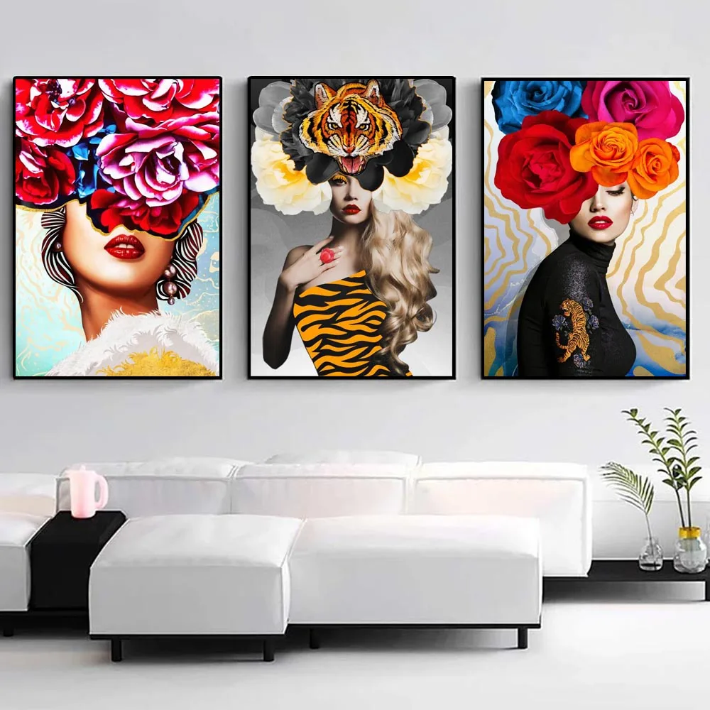 Abstract Woman Flower Head Canvas Paintings Nordic Wall Art Posters Girl Bedroom Decor Prints for Living Room Home Decor Cuadros
Abstract Woman Flower Head Canvas Paintings Nordic Wall Art Posters Girl Bedroom Decor Prints for Living Room Home Decor Cuadros