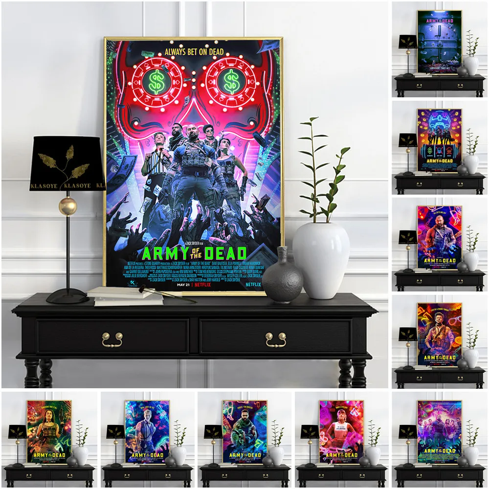 Army Of The Dead Movie Print Art Poster Science Fiction Canvas Painting Modern Bar Pub Club Wall Stickers Decor
Army Of The Dead Movie Print Art Poster Science Fiction Canvas Painting Modern Bar Pub Club Wall Stickers Decor