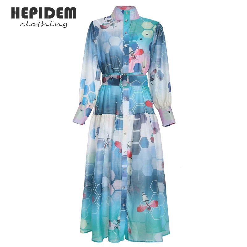 HEPIDEM Clothing Summer Fashion Runway Chiffon Long Dresses Women's Long Sleeve Elegant Floral Print Party holidays Dress 69928 
HEPIDEM Clothing Summer Fashion Runway Chiffon Long Dresses Women's Long Sleeve Elegant Floral Print Party holidays Dress 69928
