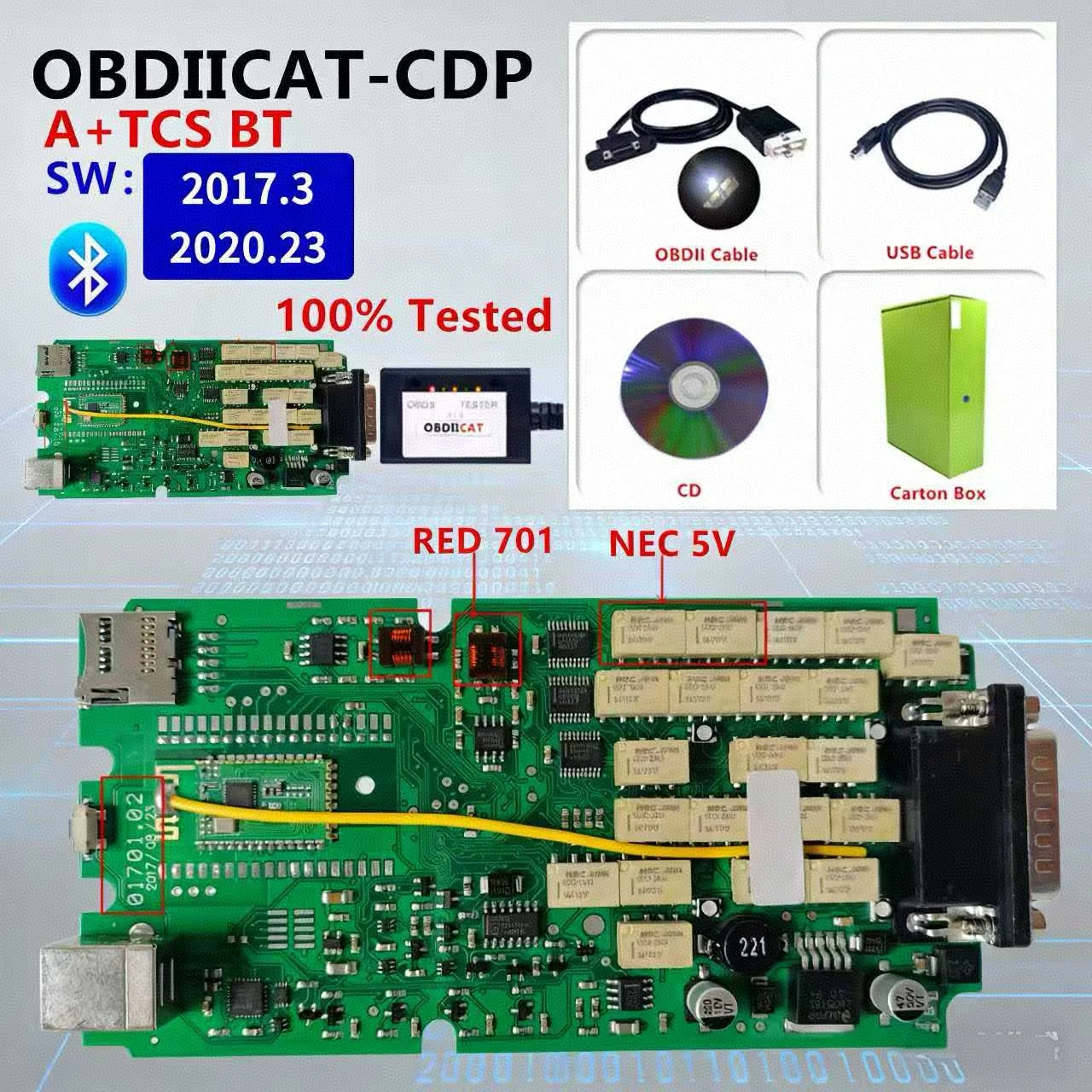 Профессиональный диагностический инструмент с одной печатной платой OBD2 для автомобилей/грузовиков, новый VCI TCS PRO Plus USB Bluetooth OBD-сканер 2021,11/2020,23 генератор ключей
Профессиональный диагностический инструмент с одной печатной платой OBD2 для автомобилей/грузовиков, новый VCI TCS PRO Plus USB Bluetooth OBD-сканер 2021,11/2020,23 генератор ключей