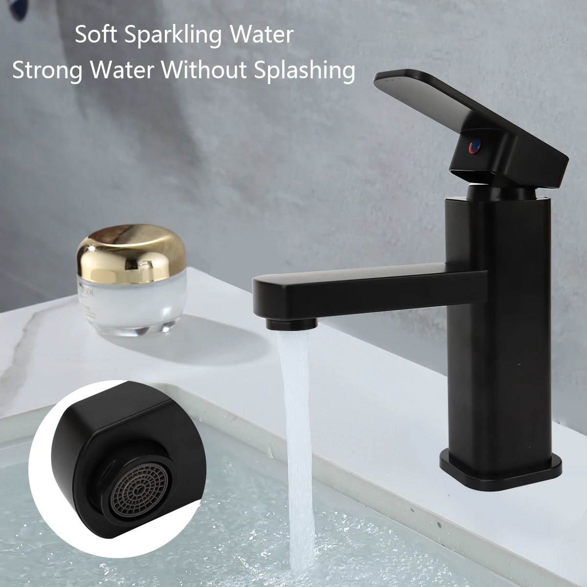 Black/Chrome Finish Square Bathroom Sink Faucet Single Handle Basin Faucet Wash Tap Bathroom Toilet Deck Mounted Basin Tap
Black/Chrome Finish Square Bathroom Sink Faucet Single Handle Basin Faucet Wash Tap Bathroom Toilet Deck Mounted Basin Tap