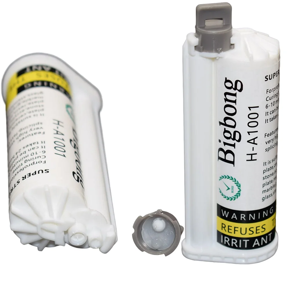 2pcs 50ml White Glue Structural Adhesive Two-Component Strong Adhesives 10:1 AB Glue for 50ml Glue Guns 10:1 Manual Caulking Gun
2pcs 50ml White Glue Structural Adhesive Two-Component Strong Adhesives 10:1 AB Glue for 50ml Glue Guns 10:1 Manual Caulking Gun