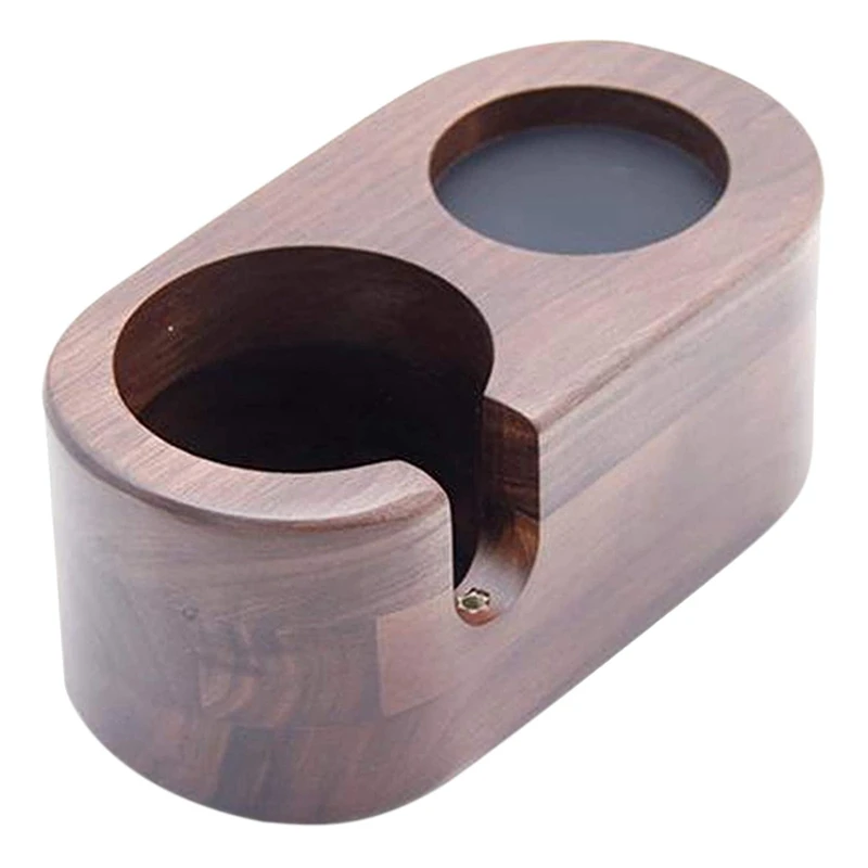 Coffee Machine Handle Support Seat Coffee Filter Tamper Holder Wooden Espresso Tamper Mat Stand - 2 Holes 58Mm
Coffee Machine Handle Support Seat Coffee Filter Tamper Holder Wooden Espresso Tamper Mat Stand - 2 Holes 58Mm