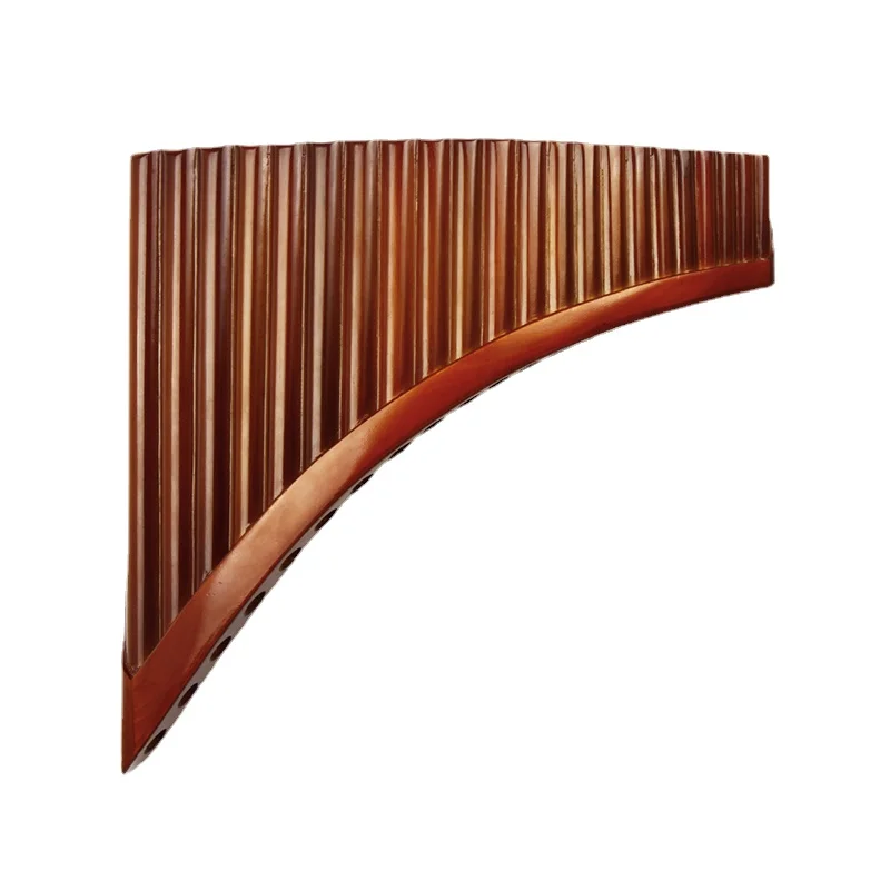 22 Pipes Pan Flute G Key Chinese Musical Instruments Brown Traditional Woodwind Instrument High Quality Handmade Pan Pipes
22 Pipes Pan Flute G Key Chinese Musical Instruments Brown Traditional Woodwind Instrument High Quality Handmade Pan Pipes