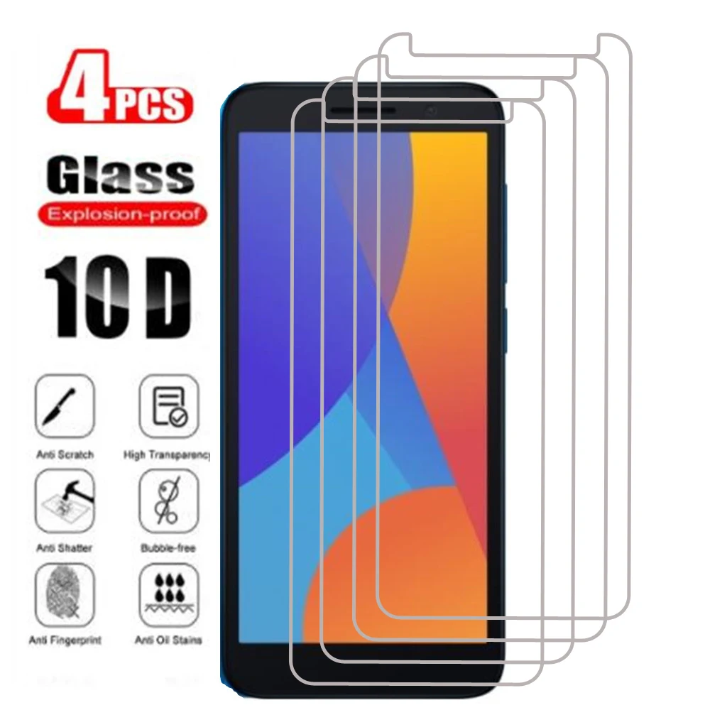 

4PCS Tempered Glass For Alcatel 1 2021 1A 1L Pro 1S 3H 3L 3X Plus 5H 5X 1B 2020 1SE Light 1SP 1V Film Screen Protector Cover