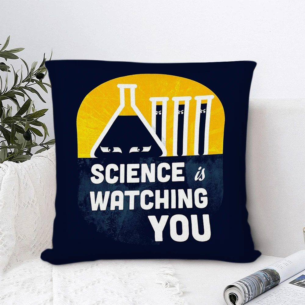 Science is Watching You Pillow Cover Decorative Pillows for Sofa Bedroom Pillow Cases Home Decor Cushion Covers 45*45cm
Science is Watching You Pillow Cover Decorative Pillows for Sofa Bedroom Pillow Cases Home Decor Cushion Covers 45*45cm