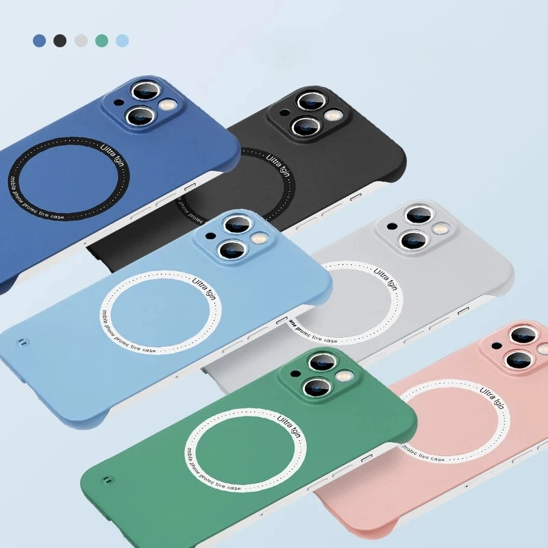 Frameless Slim Matte For Magsafe Magnetic Wireless Charging Case For iPhone 13 12 11 Pro Max Shockproof Bumper Hard PC Cover
Frameless Slim Matte For Magsafe Magnetic Wireless Charging Case For iPhone 13 12 11 Pro Max Shockproof Bumper Hard PC Cover