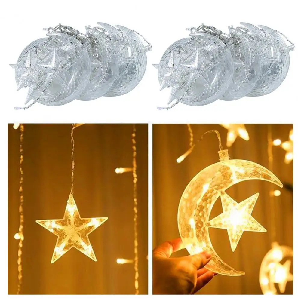 Eye-catching Lamp String Lights Snap Design Moon Star LED Fairy Lamp 8 Modes High Brightness Star Fairy Light Home Decor
Eye-catching Lamp String Lights Snap Design Moon Star LED Fairy Lamp 8 Modes High Brightness Star Fairy Light Home Decor